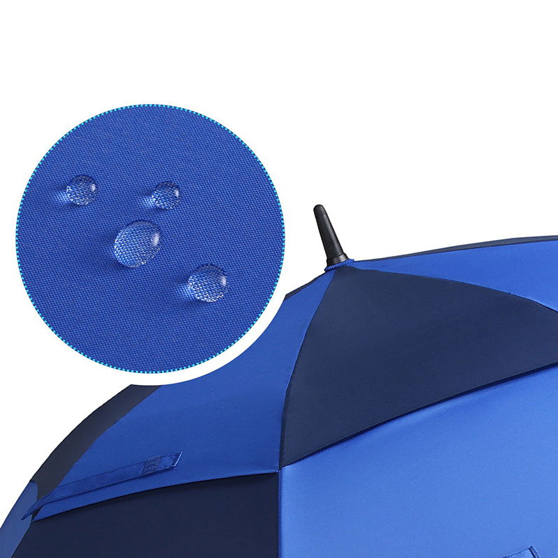 Prosty duży parasol przeciwdeszczowy na zewnątrz z podwójnym baldachimem