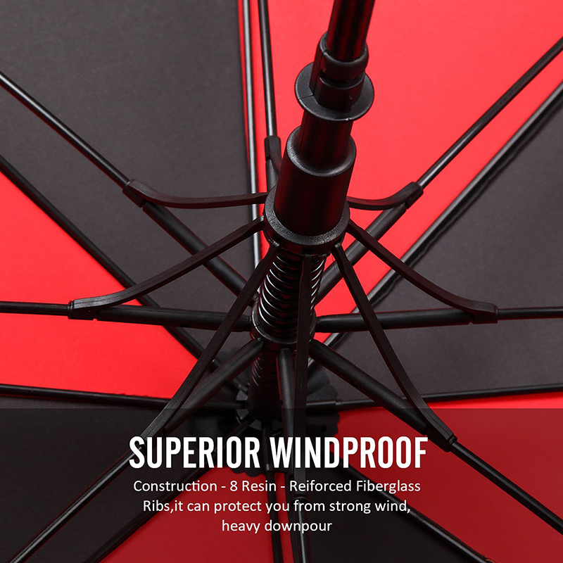 30-calowy dwuwarstwowy promocyjny upominek marketingowy biznesowy parasol golfowy wiatroodporny