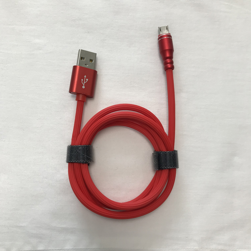 Szybkie ładowanie Aluminiowa obudowa Okrągły kabel TPE USB do micro USB, typu C, błyskawiczne ładowanie i synchronizacja iPhone'a