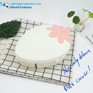 Pojemnik na cukierki i nasiona melona w kształcie truskawki