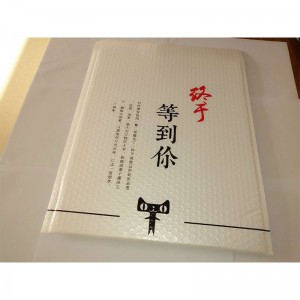 biała folia metalowa Niestandardowa koperta bąbelkowa Poly Mailer z logo / torby pocztowe Wyściełane tworzywo sztuczne