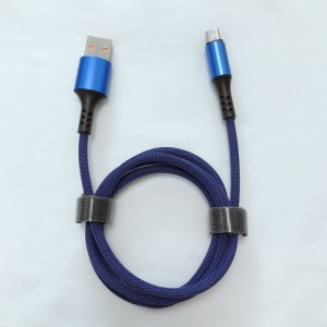 Okrągły pleciony kabel micro USB do USB 2.0 do szybkiego ładowania do micro USB, typu C, błyskawiczne ładowanie i synchronizacja iPhone'a
