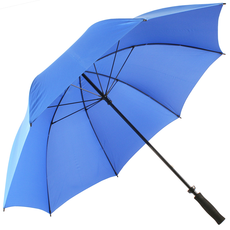 Najlepiej sprzedająca się wiatroodporna rama z włókna szklanego 2019 pongee ręcznie otwierany parasol golfowy