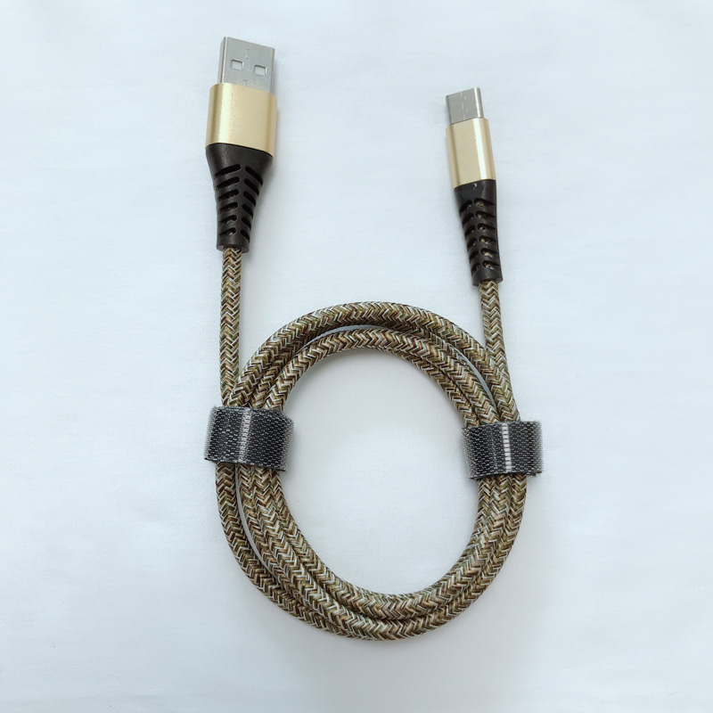 Dobra cena Nowy pleciony gięcie Flex Szybkie ładowanie Okrągła aluminiowa obudowa Kabel USB do transmisji danych dla micro USB, typu C, błyskawica do ładowania i synchronizacji iPhone