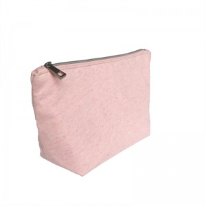 Wytrzymała przenośna torba do przenoszenia z drobnym zamkiem kosmetycznym z naturalnego włókna