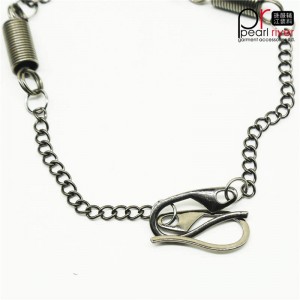 Rockowe jeansy akcesoria kamienne łańcuch spodnie spodnie łańcuchy torby ozdobne łańcuchy