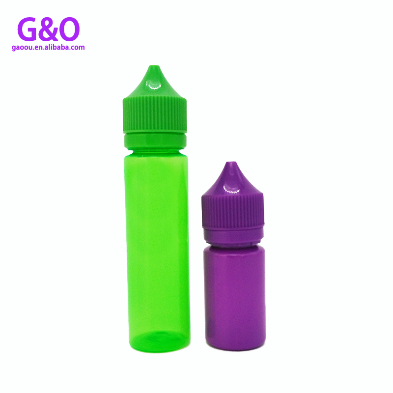 zielony fioletowy 30 ml pyzata e płynna butelka 60 ml goryl e butelka soku 1 uncja jednorożca plastikowych butelek z kroplomierzem 2 uncje pucołowatych butelek z vape