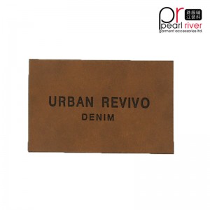 modna skórzana kolorowa zawieszka z dużą liczbą