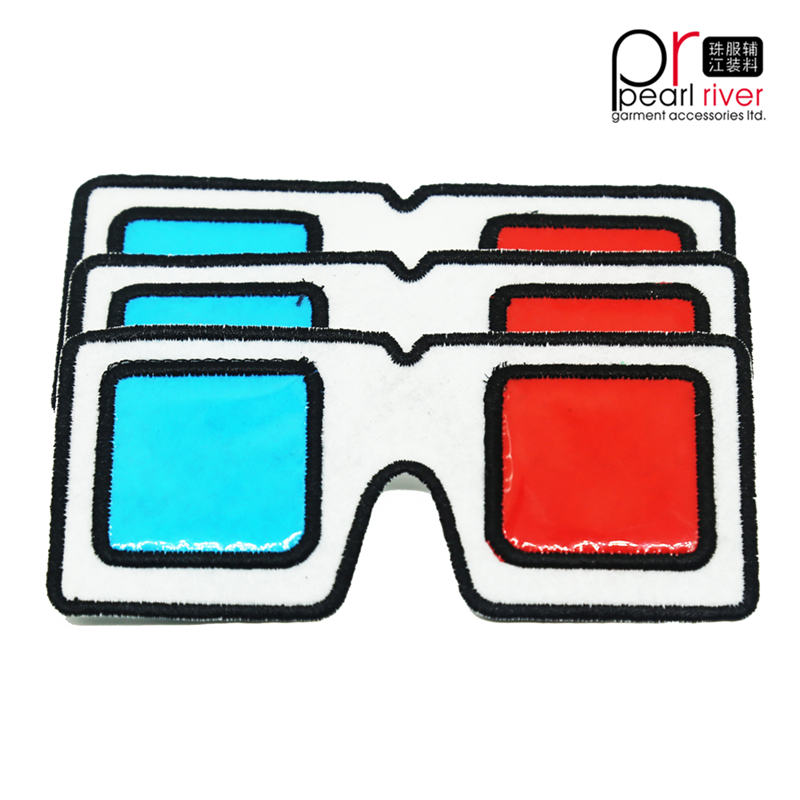 naszywka TPU z filcowymi okularami podstawowymi