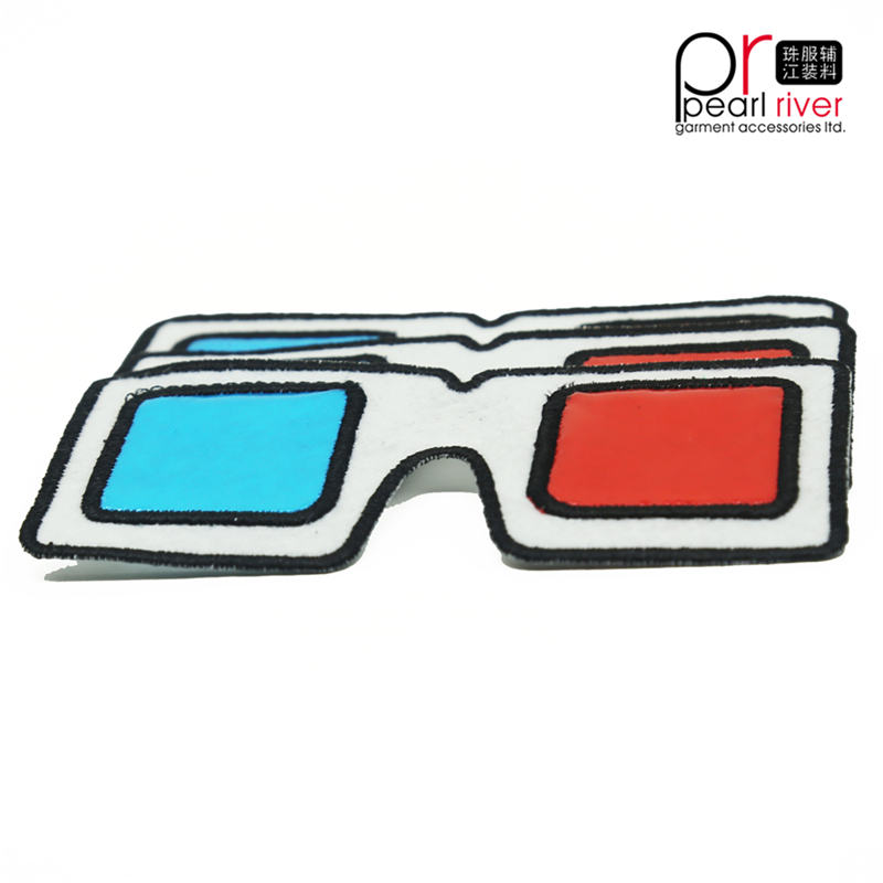naszywka TPU z filcowymi okularami podstawowymi