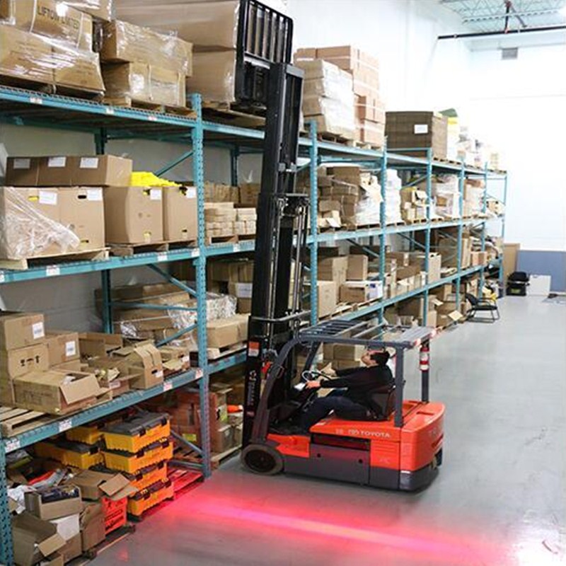 10 - 80Vdc Forklift Forklift Light Zone Lampka ostrzegawcza LED