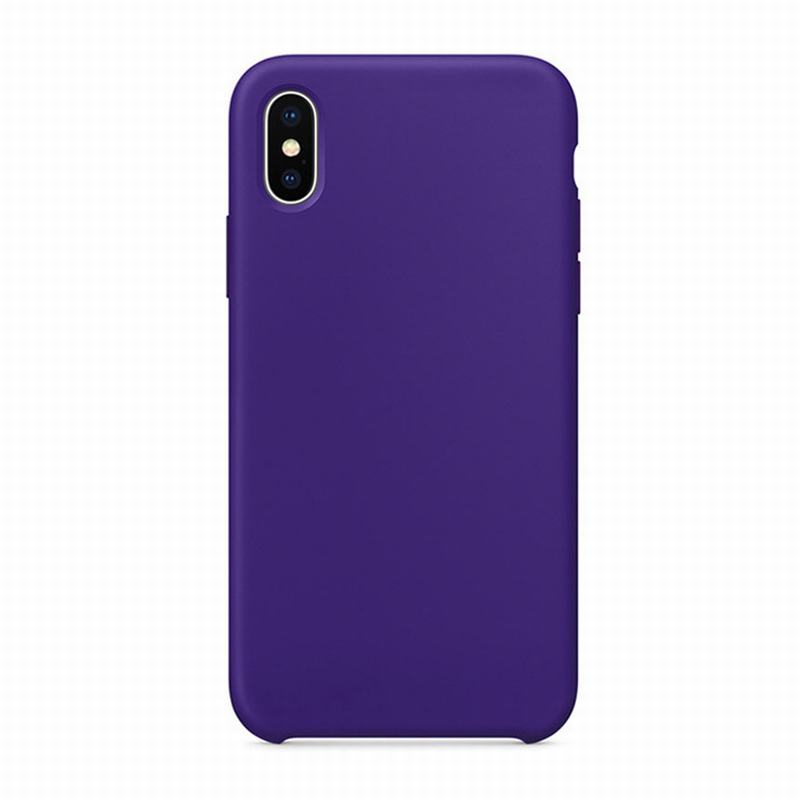 Modny luksusowy futerał na telefon z mikrofibry w płynie z silikonu do telefonu komórkowego iPhone XR XS Max x 8 7 7 Plus 8 Plus