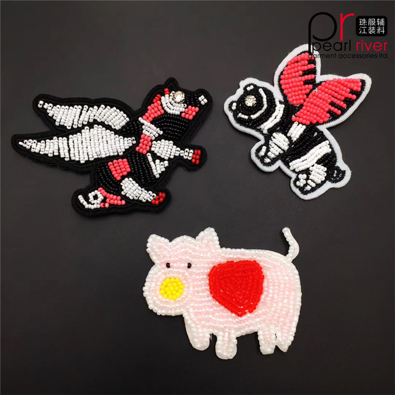 Ekologiczne haftowane koraliki Animal Dragonfly pegasus Dostosowane