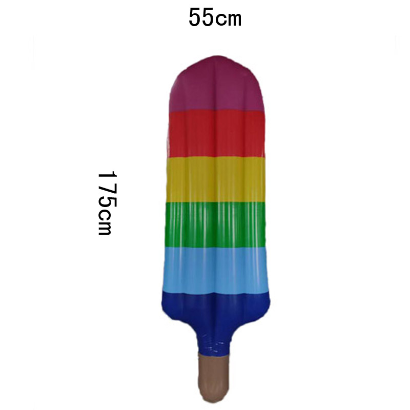 Inflatable Rainbow Popsicle Pool Float / Pool Lounge