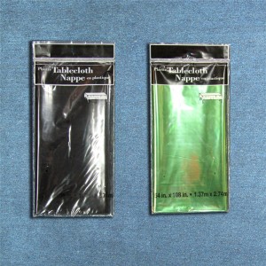 Obrus ​​z folii z metaliczną folią w jednolitym kolorze Obrus ​​na przyjęcie weselne Świętuj wakacje