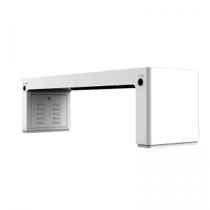 Słoneczna ławka miejska do użytku na zewnątrz