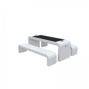 Inteligentny słoneczny stół piknikowy i zestaw ławki