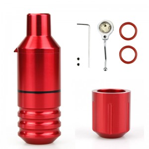 Maszynka do tatuażu Krótkie pióro, niemiecka maszynka do tatuażu z silnikiem Faulhaber, z 2 głowicami, interfejs DC, pistolety do tatuażu od Beauty \u0026 Health