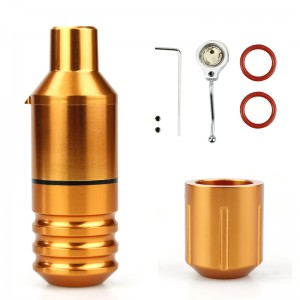 Maszynka do tatuażu Krótkie pióro, niemiecka maszynka do tatuażu z silnikiem Faulhaber, z 2 głowicami, interfejs DC, pistolety do tatuażu od Beauty \u0026 Health