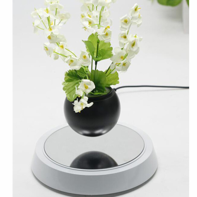 NOWY 360 obracający się maglev pływający lewitujący sadzawkę doniczkową bonsai
