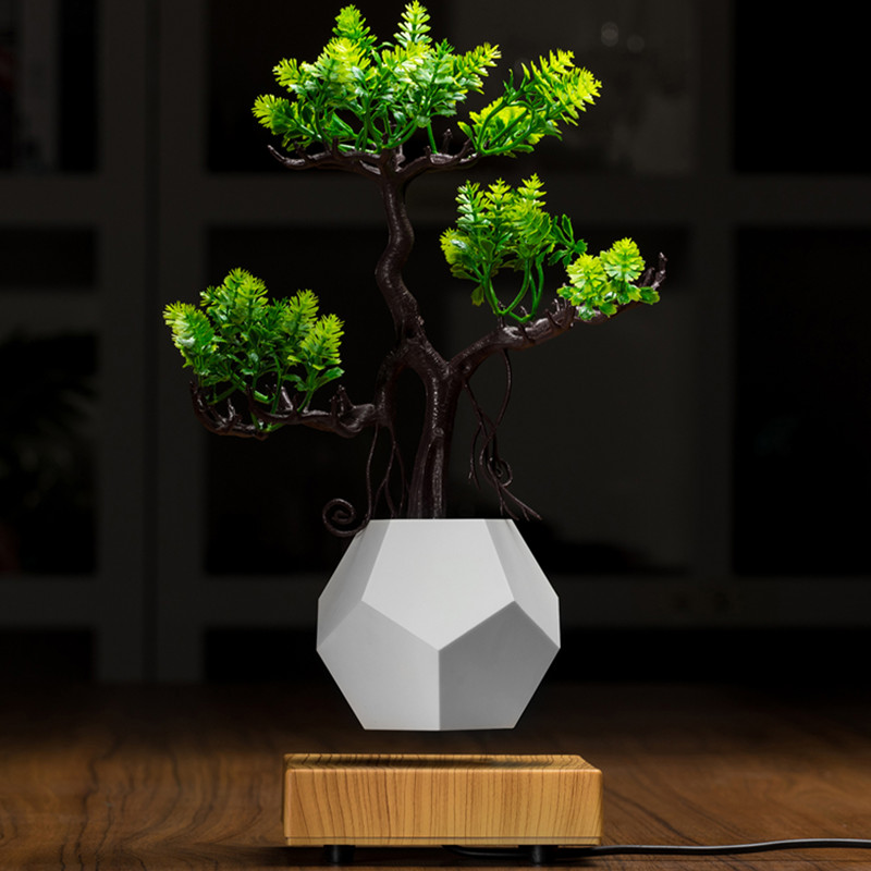 nowa drewniana podstawa lewitacja magnetyczna dolna flyte air bonsai sadzarka doniczka