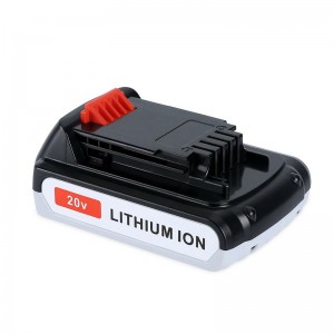 Wymienne akumulatory litowo-jonowe 1500 mAh 20 V do akumulatorów Black \u0026 Decker LB20, LBX20, LBX4020, LB2X4020