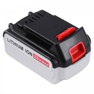 Akumulatory litowo-jonowe 20 V 5000 mAh Narzędzia akumulatorowe do Black \u0026 Decker LB20, LBX20, LBX4020, LB2X4020