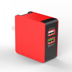 KPS-8034LC 2XQC3.0 Składana 2-portowa ładowarka podróżna