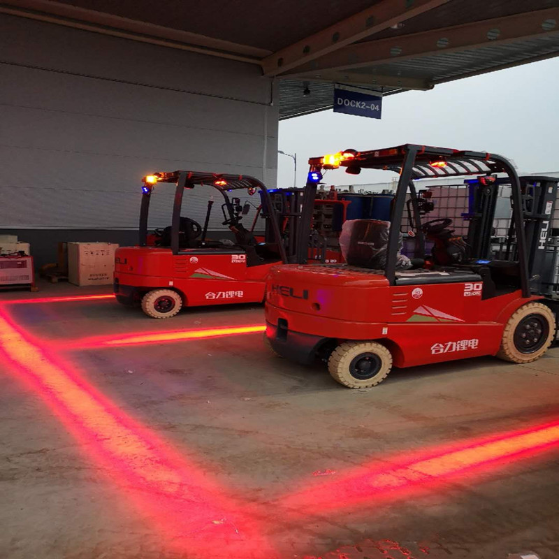 Wózek widłowy LED w nowym stylu Red Zone Light do magazynu