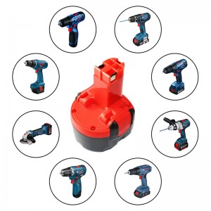 Ni-Cd 7.2V 2000mAh Zestaw narzędzi do wymiany akumulatorów do Bosch 2607335 587, 2 607 335 766