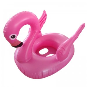 Inflatable Flamingo Boat Pool Float For Kids