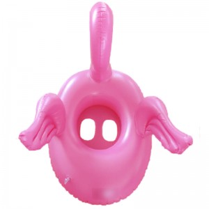 Inflatable Flamingo Boat Pool Float For Kids