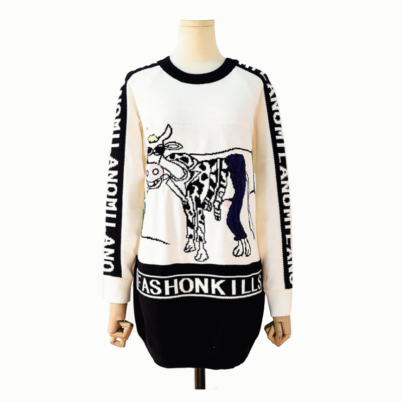 New Arrival Wełniany gruby ciepły zimowy sweter Komputerowy sweter z dzianiny dla palących