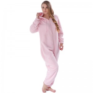 Komplety piżamy dla dorosłych Onesie Pink
