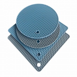 modne klepki Trwałe gumowe podkładki pod napoje z silikonowymi podstawkami