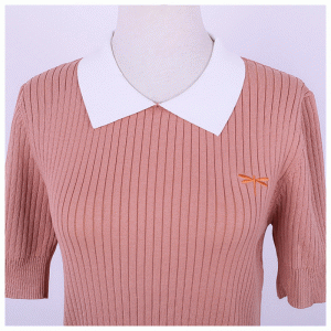 Damski sweter z golfem i długim rękawem, z haftem, na oficjalną okazję