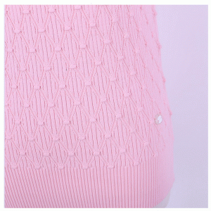 Sweter z dzianiny z krótkim rękawem dla kobiet z krótkim rękawem 2018 Diamond Grids