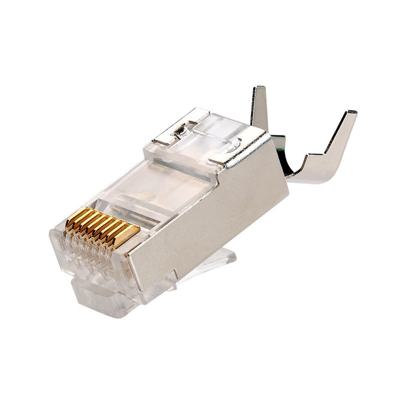 Złącze RJ45 Złącze CAT7 Crimp Ethernet Złącze STP Modułowe