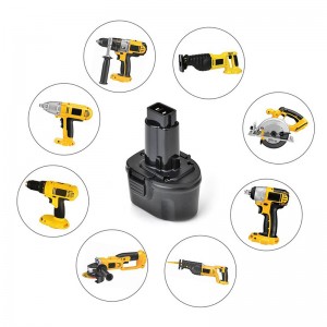 Ni-Mh 7.2V 3000mA Akumulatorowa bateria akumulatorowa do Dewalt DE9057, DE9085, DW9057