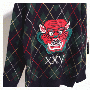 Ciepły sweter z kapturem Dragon Face Zimowe grube swetry z dzianiny komputerowej