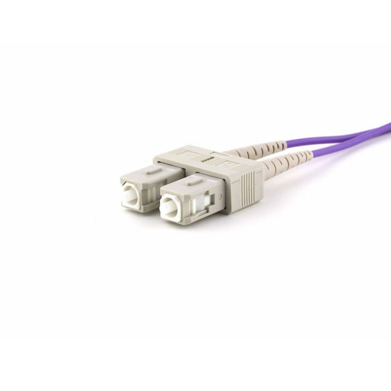 Kabel światłowodowy wielomodowy dupleks OM4 (50/125) - LC na SC