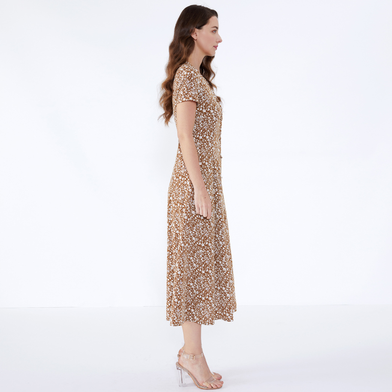 Afrykańskie wzory Kitenge Vestidos De Fiesta Kobiety Lady Eleganckie sukienki na co dzień JCGJ190315074