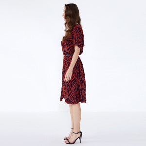 Prairie Chic Red Striped Club Odzież damska 2019 Suknie Women Party