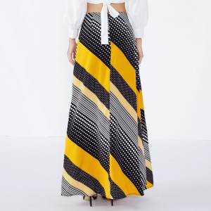 Wave Point Frędzle Indyjska designerska długa spódnica z szyfonu Lehenga Fashion Maxi