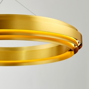 Nordic Nowoczesny minimalistyczny okrągły dom Home Hotel Żyrandol LED Km2141