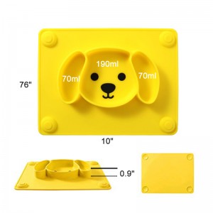 Odporne na poślizg, nietłukące miseczki do karmienia niemowląt bez BPA