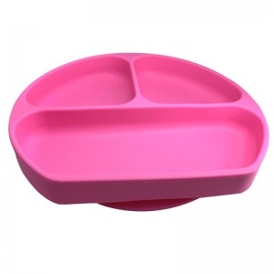 Gorący produkt Antypoślizgowa przyssawka silikonowe talerze dziecięce Podkładka na stół dla niemowląt