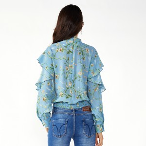 Kobiety Boho najnowsze szyfonowe topy i bluzki