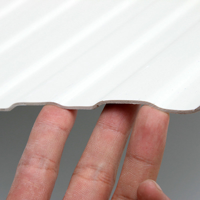 T1080 Biały panel ścienny z PVC Plastikowa trapezowa płyta celingowa Blacha falista