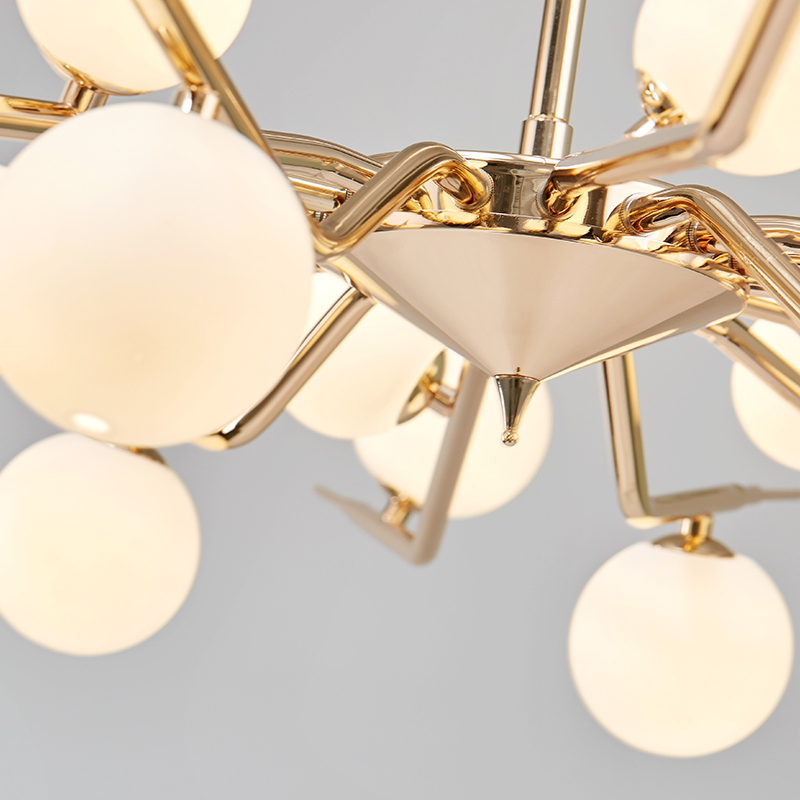 Nowy nowoczesny metalowy osobowość twórcza Hotel Villa Chandelier Km2130